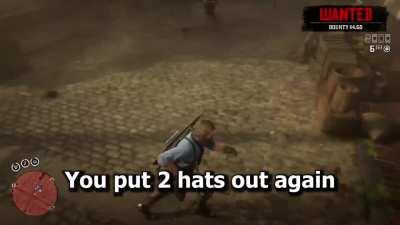 My friend got 2 hats shot off his head at the same time