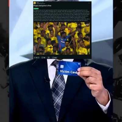 Feeling victim today 