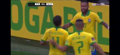 Brazil [5] - 0 Bolivia | Assist 73’