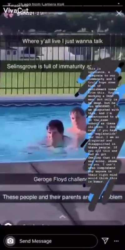 Kids from my high school doing the 