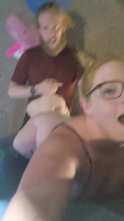 Couldn't help but slip away, had to have me. Right there, in the gym. So many people around, hope they enjoyed the show ✨️ 😉