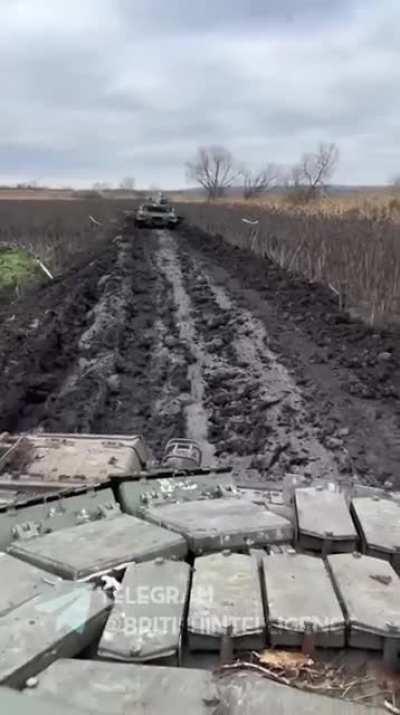 ua pov Russian T-80BVM that fell off a bridge was recovered by UA. The tank now serves with the Kraken Battalion by Kharkiv