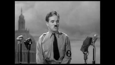 This speech from the 1940 film The Great Dictator is still relevant today