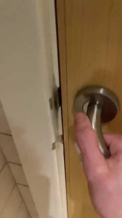 I’m locked in my bathroom at work, it’s been half an hour so far