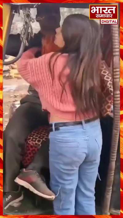 Women beats up a taxi driver after he asked her to pay fare