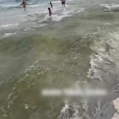 A Florida resident decided to play in the sand—and caused a flood!  