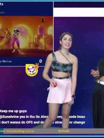 Rana shorts riding up compilation