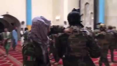 Taliban in their new tactical equipment