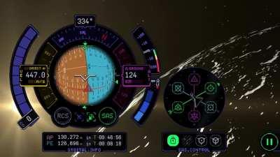 AP, PE no longer change wildly when rolling craft in space. Hallelujah.