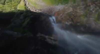 🔥 Smooth views of this waterfall 🔥