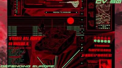 CV 90 Defending Europe | Poster art dedicated to CV90 IFV and brave fighters operating it to defend Europe from evil [OC]