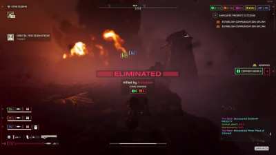 I guess anything can ricochet in this game 