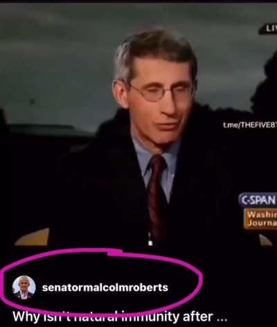 Back Then, Fauci Knew That Natural Immunity is Much Stronger Than Vaccine Immunity.