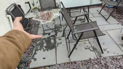 I'm late to the party, but it's in slowmo if that makes up for it?