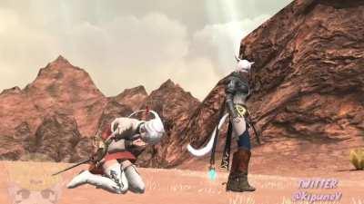 Alisaie, this is not the time for beatboxing.