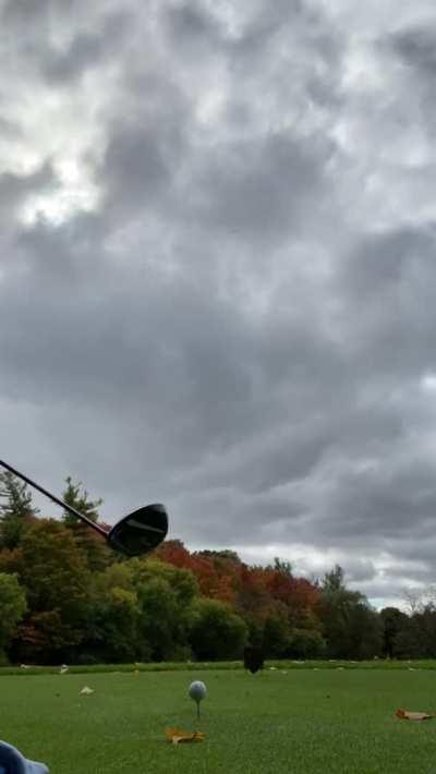 Told to get fully naked on the tee box then put shoes back on (was pretty nervous lol)