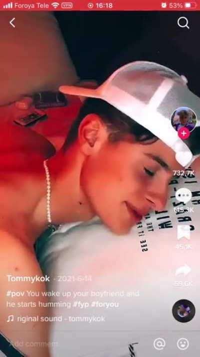 Pov: you wake up next to a goofy mf