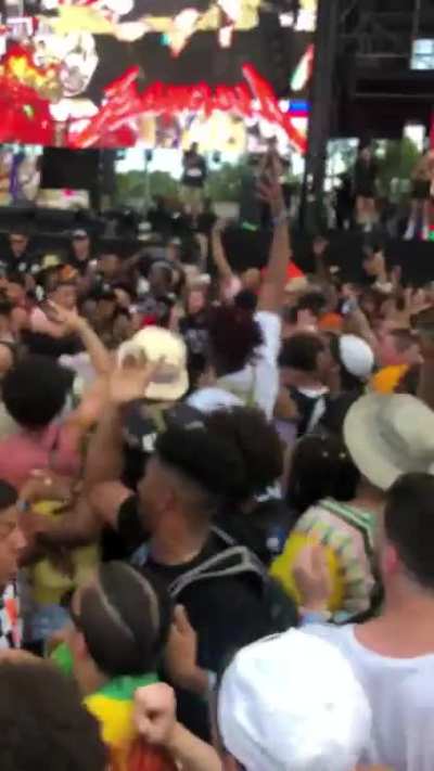 Fight breaks out in mosh pit at Rolling Loud, Miami.