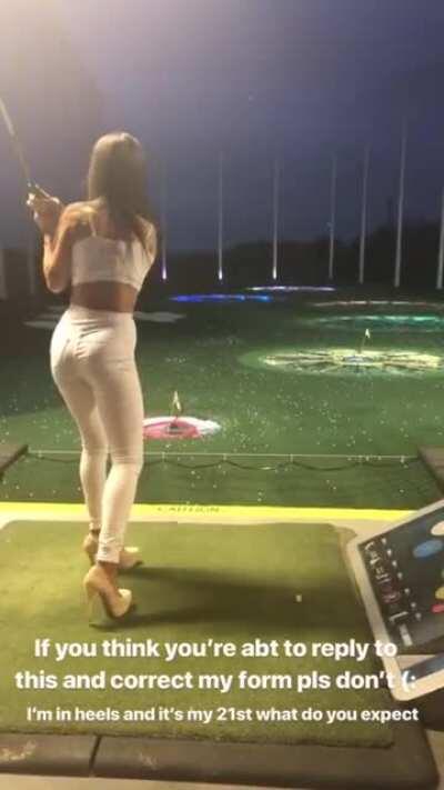 Her form looks *fine* to me