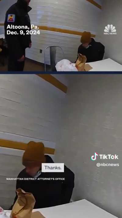 Luigi Mangione arrest video released