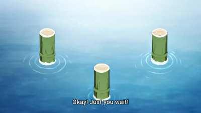 Going swimming with her new friends [Classroom for Heroes]