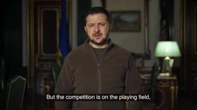 President Zelensky's Latest Address. 18/12/22. Duration 4m58. English Subtitles.
