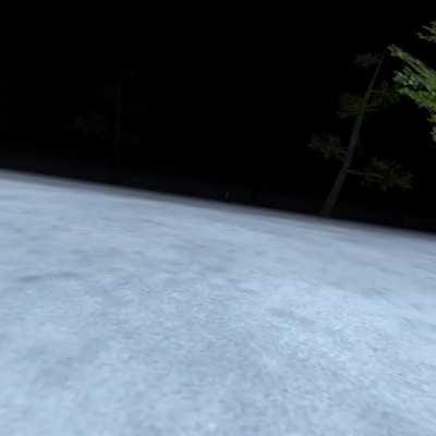 Made a small horror skiing experience for the Quest.