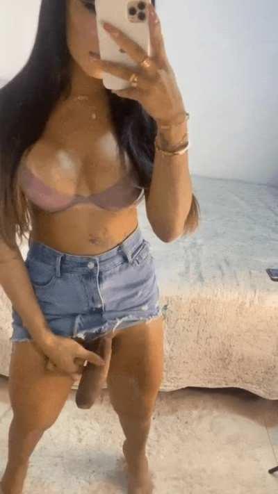 Extremely Hot Dick-Girl! 🔥