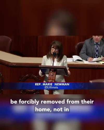 Congresswoman Marie Newman (D-IL-03) speaks out against the demolition orders for Palestinian homes in East Jerusalem.