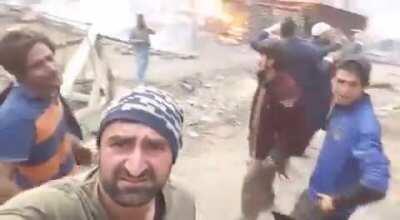 Today Indian military fired artillery shells in densely populated areas of Pakistan administered Kashmir. Casualties are unknown but pictures coming are distressing