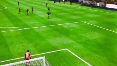 I scored this golden goal and I did not shoot again! Sorry for other player