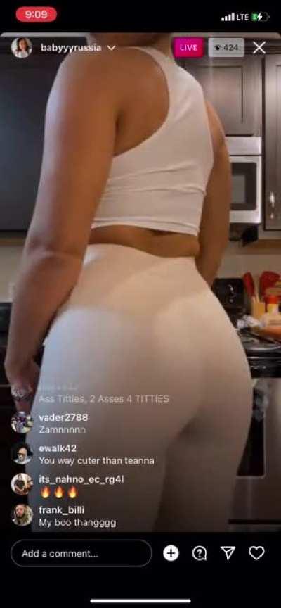 Babyyyru$$ia ig live✨🔥 I love how freaky she is 😁