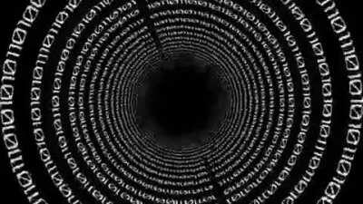 [A] Infinite Binary Code Tunnel I Made - 