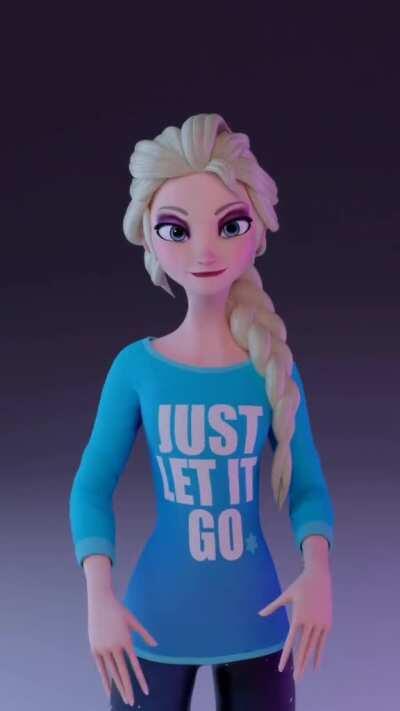 Elsa has a surprise to show💙