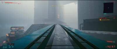 Going on a train ride through Night City