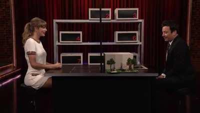 Video of Taylor playing Box of Lies on Fallon