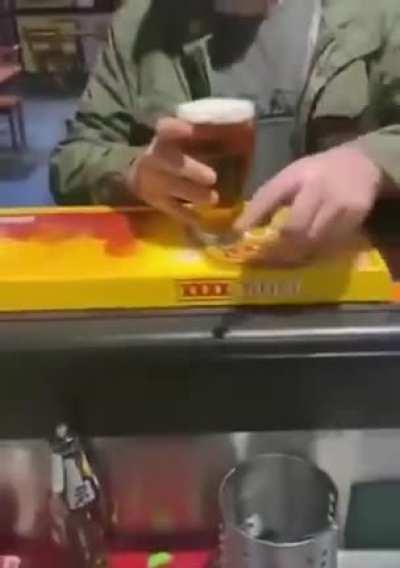 I love it when they put their fingers in my drink