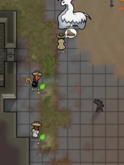 Hungry thrumbo