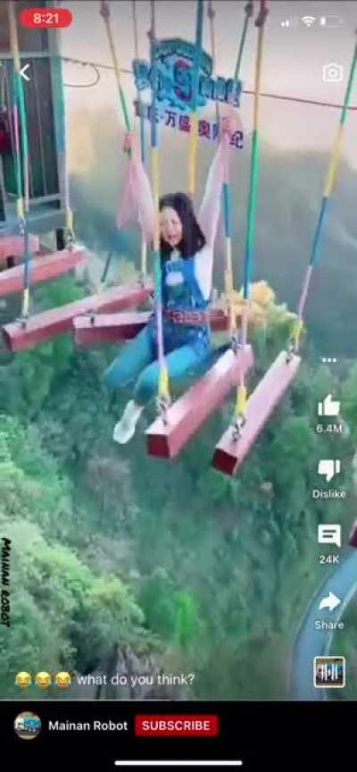 Would you try this if you were harnessed?