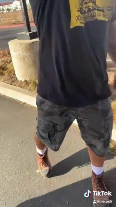 Attacked by trump supporters for yelling fuck trump