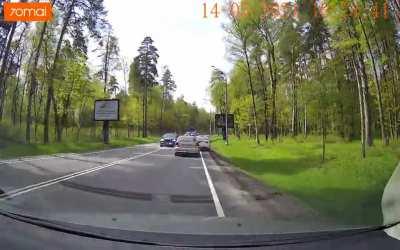 Motorcade could kill you in Moscow, Russia.