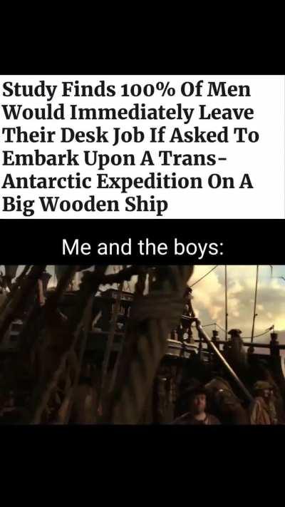 I looking for a crew, who's with me