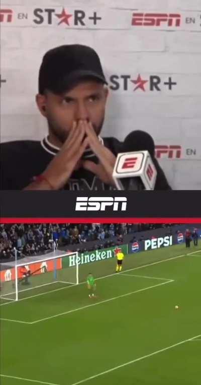 Agüero’s reaction to the penalties…cry more 🤡😢 