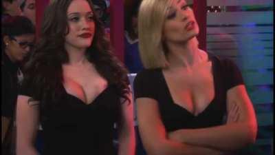 Kat Dennings and Beth behrs