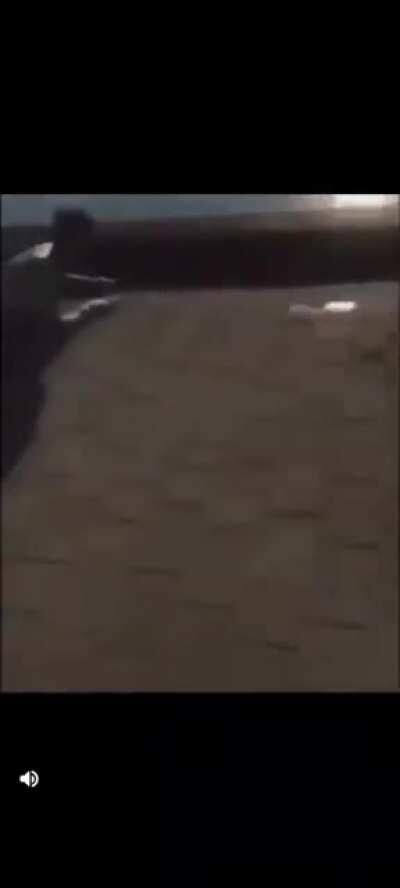 HMFT after I hit concrete instead of water.