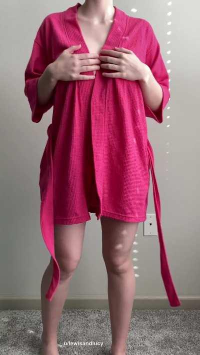 Disrobing for your viewing pleasure