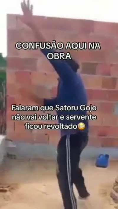 Aqui na obra só se fala disso