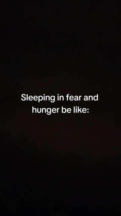 Sleeping in Funger be like: