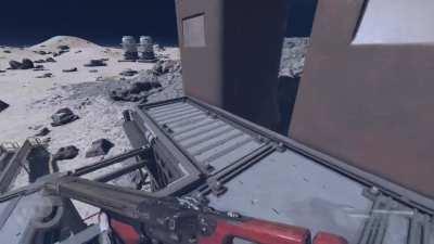 I honestly thought I missed him. I love low gravity.