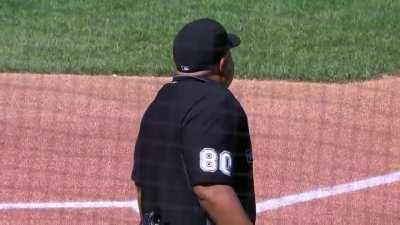 Former teammates Luke Weaver and Robbie Ray had an epic National Anthem standoff, it lasted so long the umpires had to get involved! #baseballisfun (9/25/22)